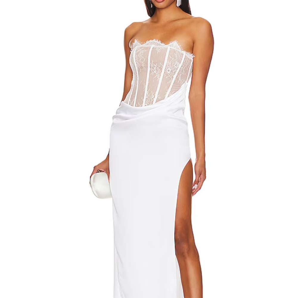 REVOLVE Nalani Maxi Dress White